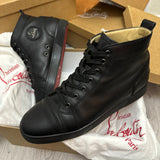 Authentic Christian Louboutin Black Leather Sneakers 9UK 43 10US