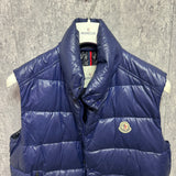 Authentic Moncler Tib Gilet Blue Jacket Size 3 M
