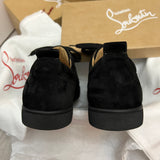 Authentic Christian Louboutin Black Suede sneakers 8UK 8 42 9US